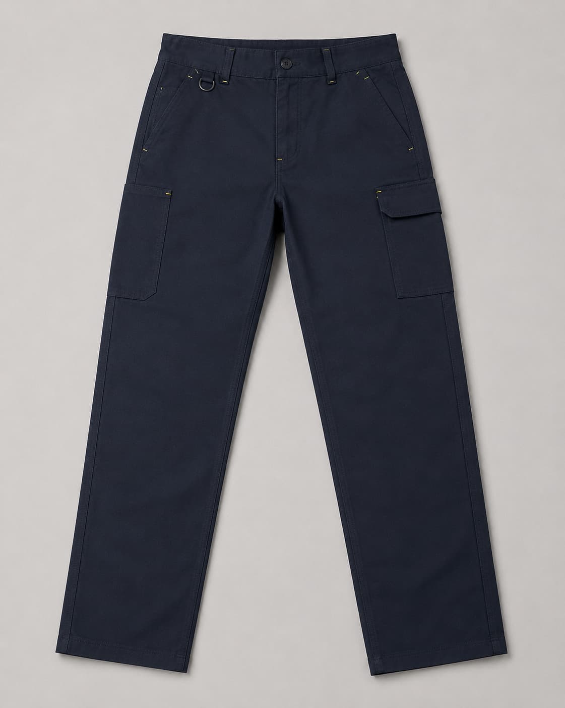 Black heavy duty cargo work pant with utility pockets